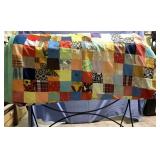 VINTAGE DOUBLE KNIT BACKED QUILT