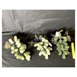 (3 SETS) VINTAGE MID CENTURY ALABASTER STONE