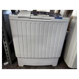 "COSTWAY" COMPACT TWIN TUB WASHING MACHINE;