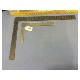 (2 PCS) FRAMING SQUARES - 1- 24", 1- 12"