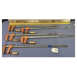 (5 PCS) BAR CLAMPS 24" JORGENSEN #3724