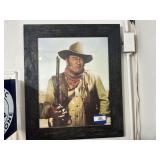 FRAMED JOHN WAYNE PHOTO FROM "THE DEFEATED"