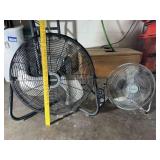 (2 PCS) FANS - 1- LASKO 24" & 1- COOLMASTER 12"