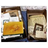 LARGE TOTE OF EPHEMERA; PHOTO