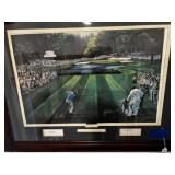 FRAMED & MATTED "SUNDAY IN AUGUSTA" PRINT -