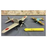 (2 PCS) DIECAST AIRPLANES - 1 A6M "ZERO" & 1 US