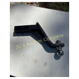 12" Drop/Rise Receiver Hitch with 2" Ball