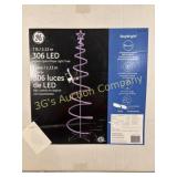 GE 7ft 306 LED Motion spiral rope light tree