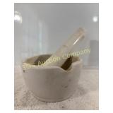 Vintage Apothecary Mortar and Pedestal Set