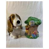 Lot of 2 Vintage Cookie Jars