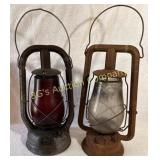 Lot of 2 Vintage Dietz Monarch Laterns