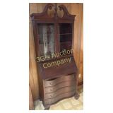 Vintage Mahogany Secretary Desk/Bookcase