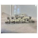 Vintage Chinese Porcelain Dragon Tea Set