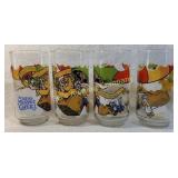 Lot of 4 Vintage McDonalds Muppet Drinking Glasses