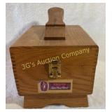 Esquire Oak Shoe Care Chest