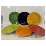 Lot of 6 Fiesta Plates