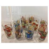 Lot of 10 1985 Alvin & The Chipmunks Glasses