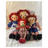 Lot of 4 Raggedy Andy