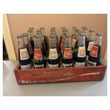 Vintage Coca Cola Crate with 1983 SEC Bottles