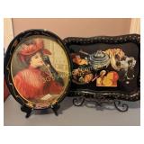 Lot of 2 Coca Cola Advertisement Trays