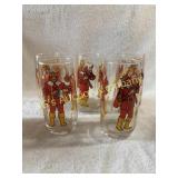 Lot of 5 1979 Burger King Glasses