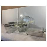 Lot of 5 Glass Items