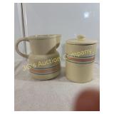 Vintage McCoy Pottery, Pitcher & Canister