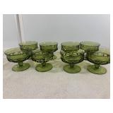 Lot of 8 Indiana Glass Dessert Cups