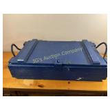 Blue Wood Ammo Box