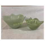 Lot of 2 Ecoglass Bowls from Spain