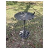 Metal Bird Bath