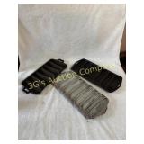 Lot of 3 Cornbread Mold Pans