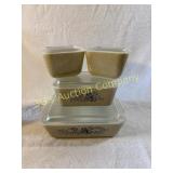 Lot of 4 Vintage Pyrex Homestead Dishes