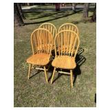 Lot of 4 Kitchen Table Chairs