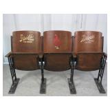 Vintage 3 Seat Theater Seats