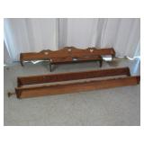 Wooden Shelves w/ Hearts
