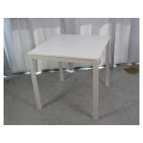 White Square Table
