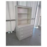 White 3 Drawer Dresser