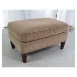 Brown Fabric Ottoman