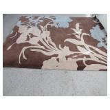 Brown/Blue Area Rug by Cine