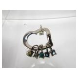 Lenox Sterling Silver 6 Gemstone & Diamond Pendant