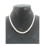 18" Genuine Pearl Strand w/ 14K Yellow Gold Clasp