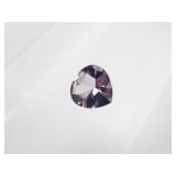 4.5 Carat Natural Light Purple Heart Shaped +