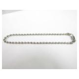 925 Sterling Silver Italy Beaded Bracelet