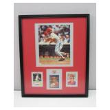 Signed Pete Rose Photo/Card Collage