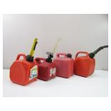 (4) 1 Gallon Gas Cans