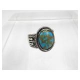 Sterling Turquoise Ring Size 7