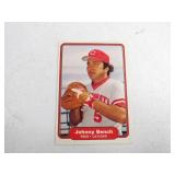 1982 Fleer Johnny Bench Card