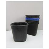 6- Assorted Waste Baskets