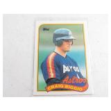 1989 Topps Craig Biggio Rookie Card #49